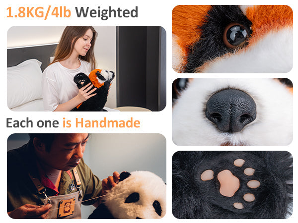 Breathing Red Panda Plush by Chongker, image 6 of 14