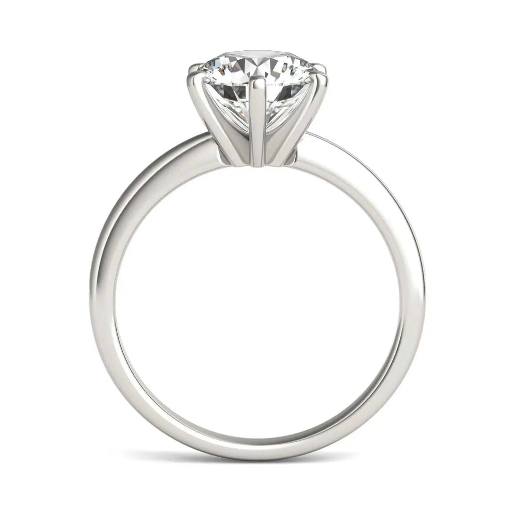 AGI Certified 3 CTW Lab Grown Diamond Solitaire Engagement Ring – G-VS Clarity, 14K White Gold - Maven Couture IncDiamond Ring
