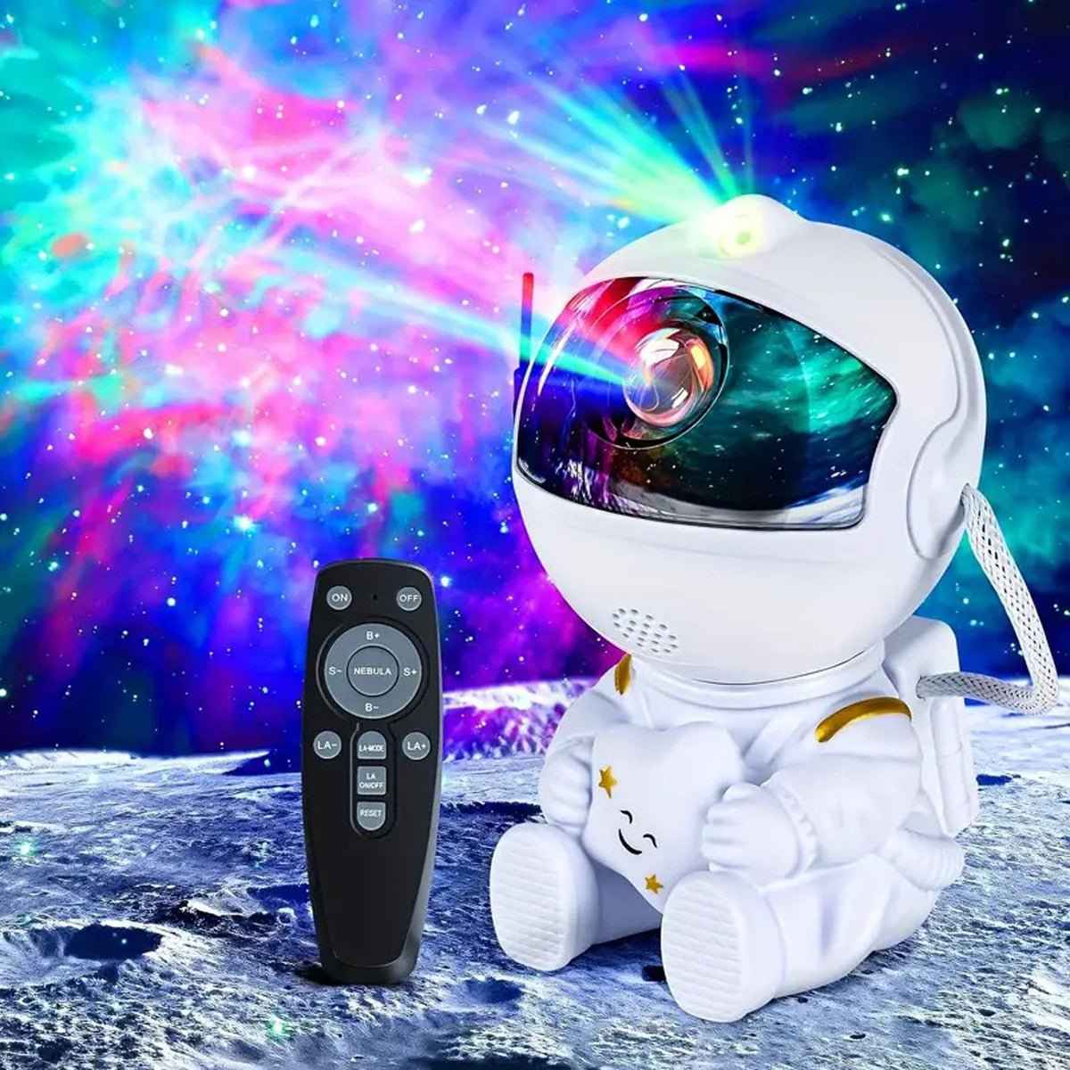 Astronaut Galaxy Night Light Projector