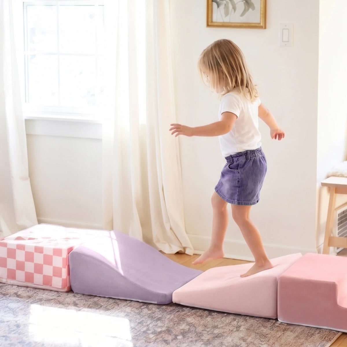 Tiny Land PlayNest Climbing Blocks - Violet — product image 6 of 12