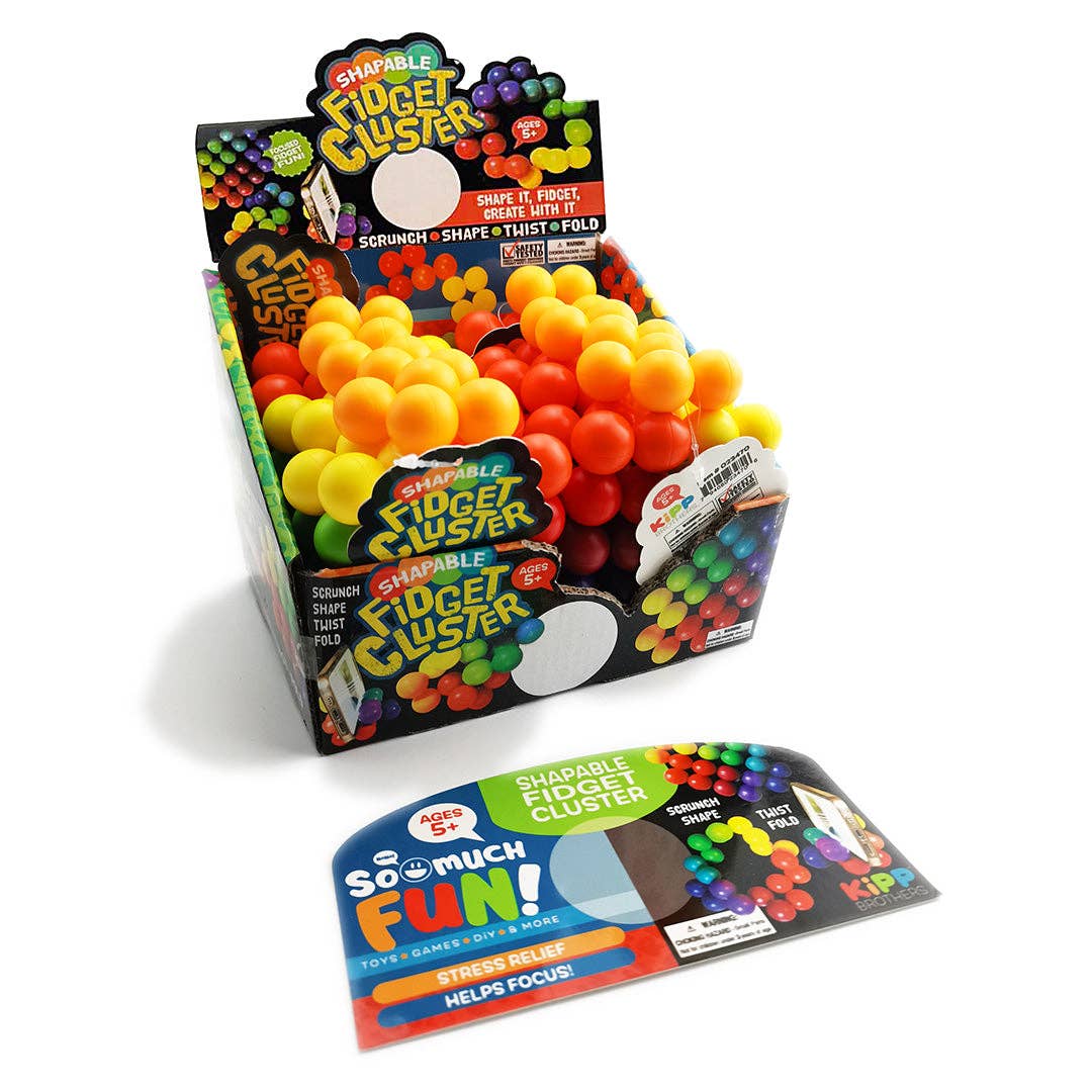 20-Ball Shape-Shifting Fidget Cluster Toy - product photo