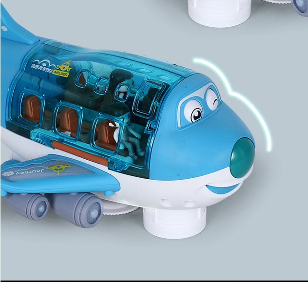 Twirling Light-Up Bump & Go Airplane