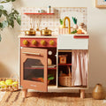 Tiny Land Wooden Play Kitchen for Toddlers - Honey Kitchenette Pretend Cooking Set — product image 1 of 20