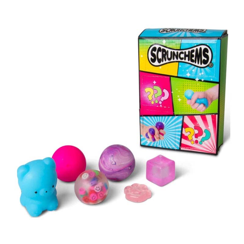 Scrunchems Surprise Box, 6 Sensory Squishy Fidget Toys