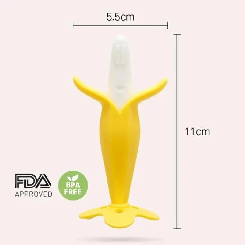 Banana Silicone Baby Teether