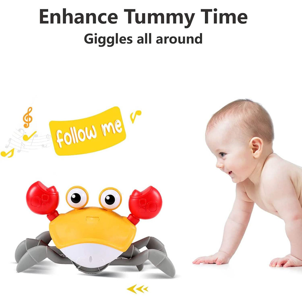 Scuttle the Crawling Crab: Tummy-Time Buddy