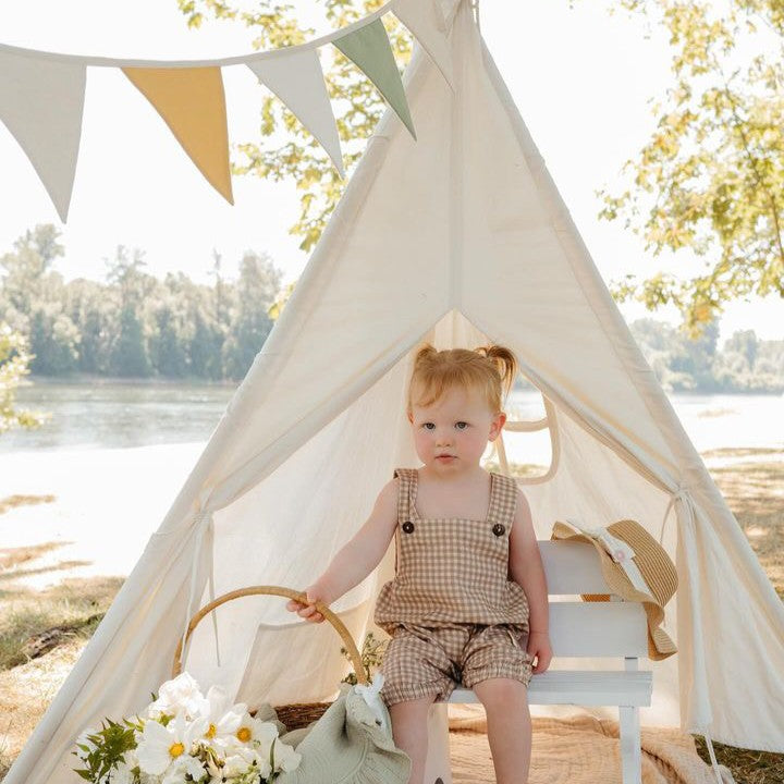 Tiny Land Teepee Tent for Kids with Mat – Indoor Play Tent with Floor Mat — product image 10 of 11