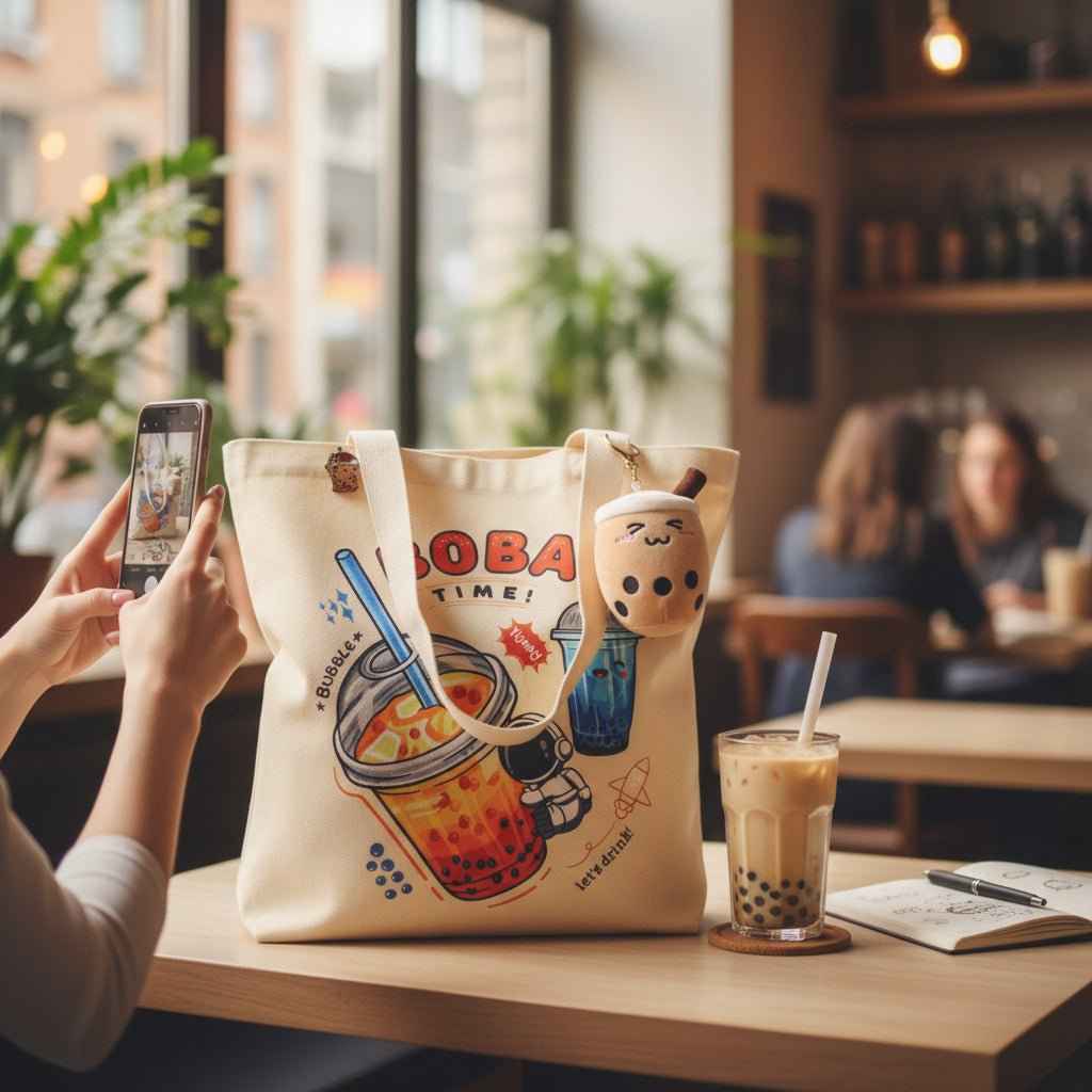 Boba Tote Bag Gift Set — product photo 17 of 22