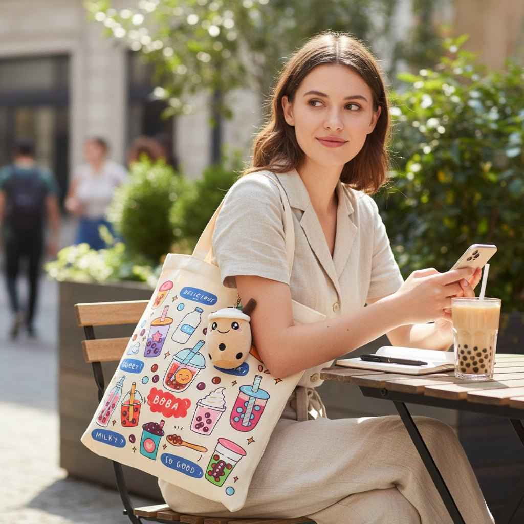 Boba Tote Bag Gift Set — product photo 8 of 22