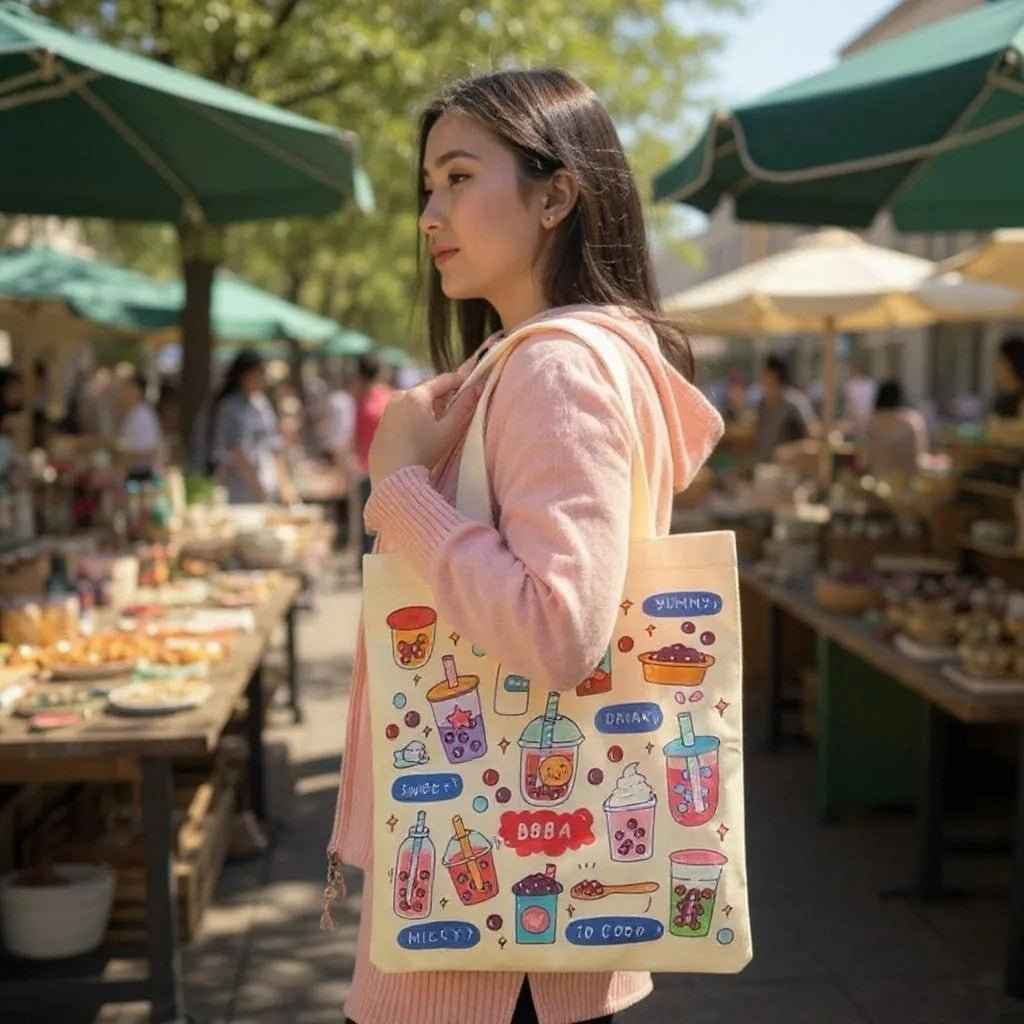 Boba Tote Bag Gift Set — product photo 9 of 22