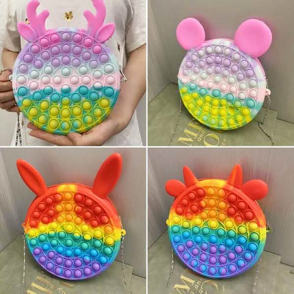 Cute Bag Pop Fidget: Squeeze-and-Go Buddy