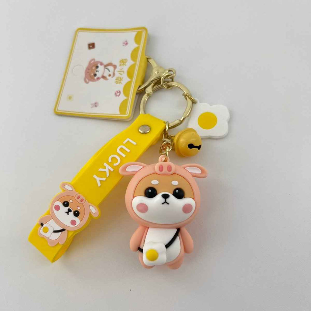 Shiba Inu Keychain in Pig Costume — product photo 5 of 9