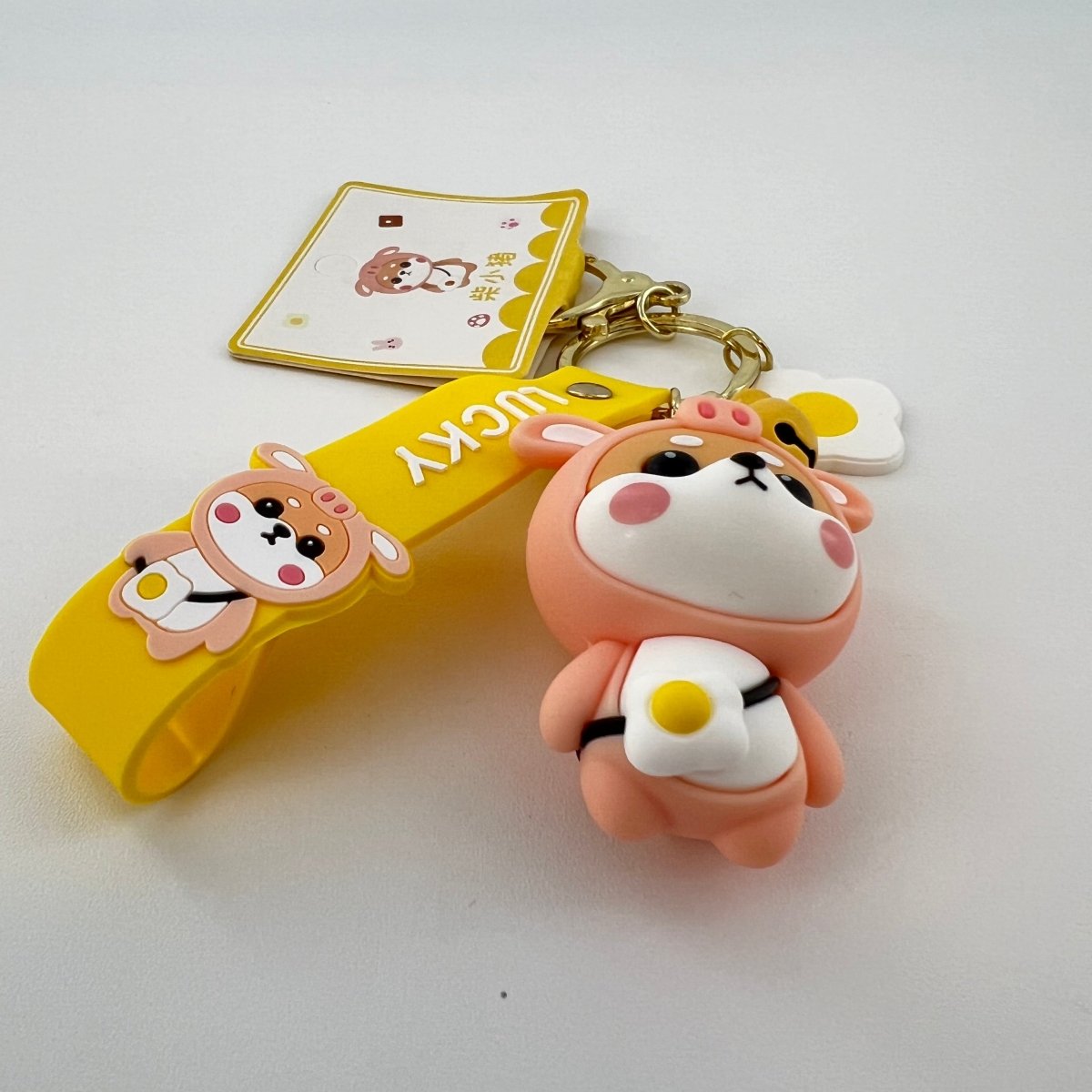 Shiba Inu Keychain in Pig Costume — product photo 6 of 9