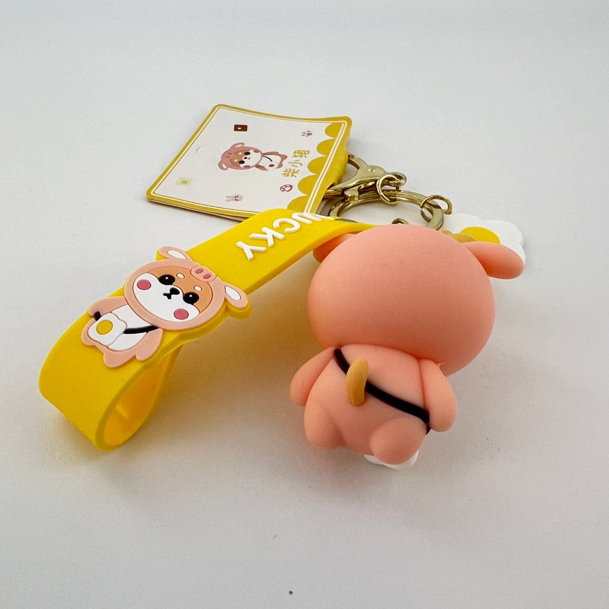 Shiba Inu Keychain in Pig Costume — product photo 7 of 9