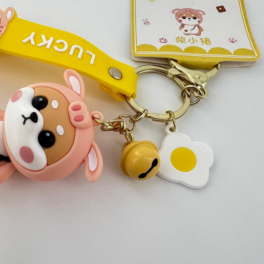 Shiba Inu Keychain in Pig Costume — product photo 8 of 9
