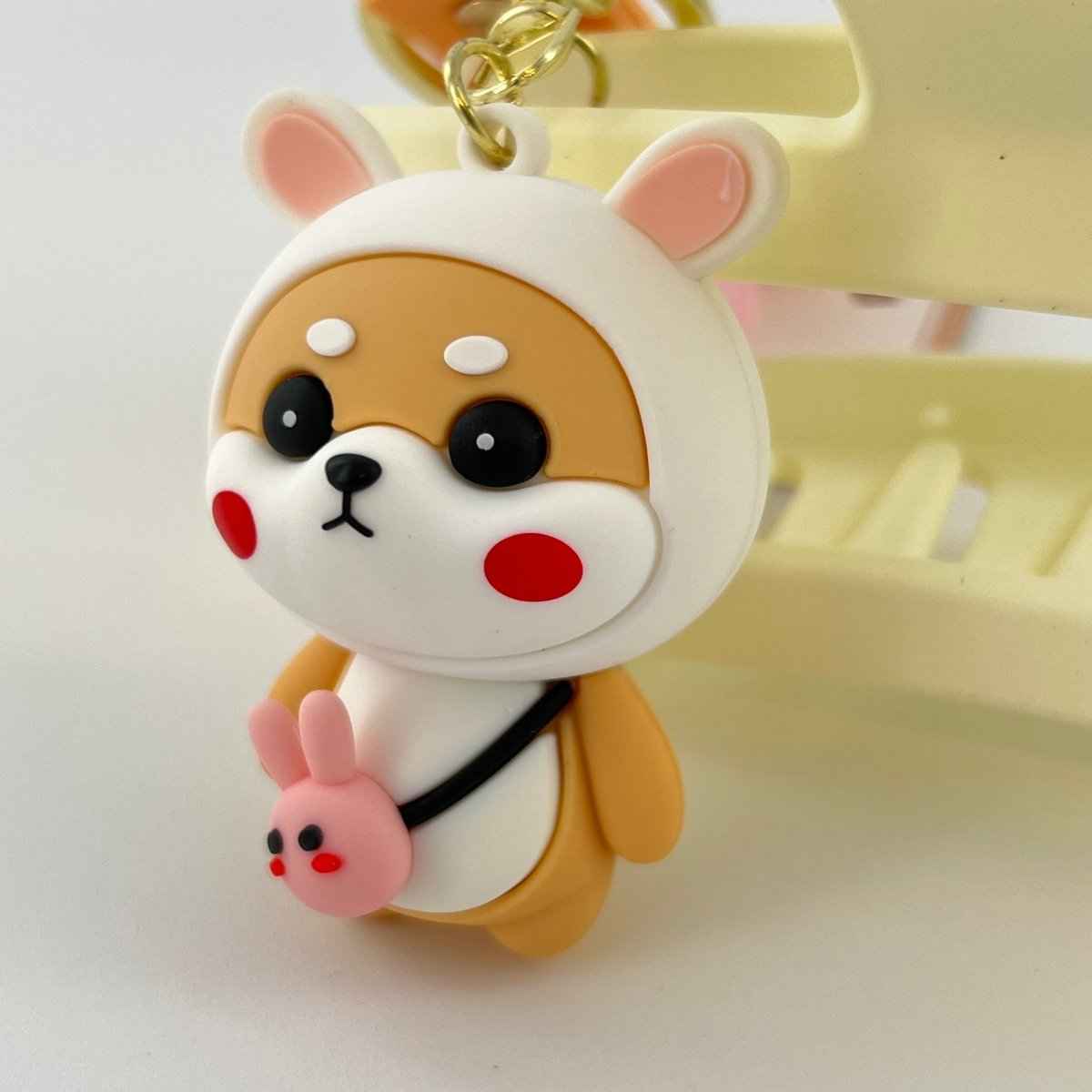 Bunny-Ear Shiba Keychain — product photo 3 of 9