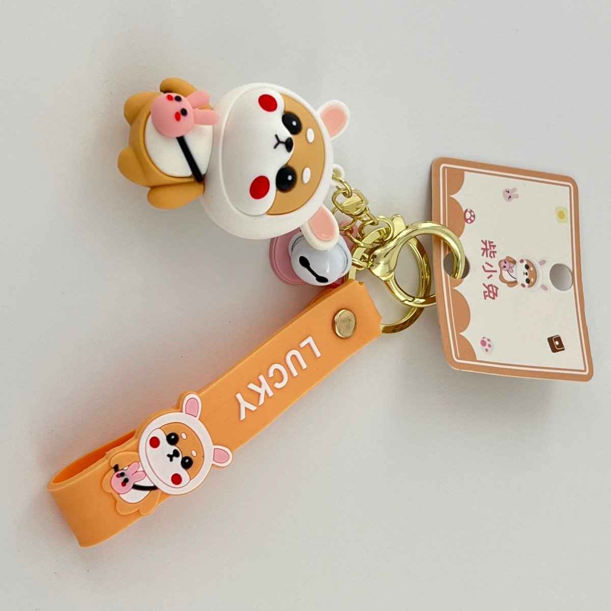 Bunny-Ear Shiba Keychain — product photo 5 of 9