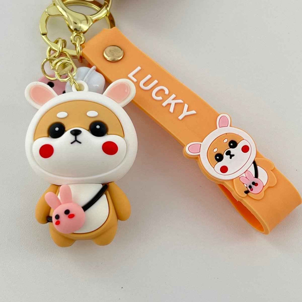 Bunny-Ear Shiba Keychain — product photo 7 of 9