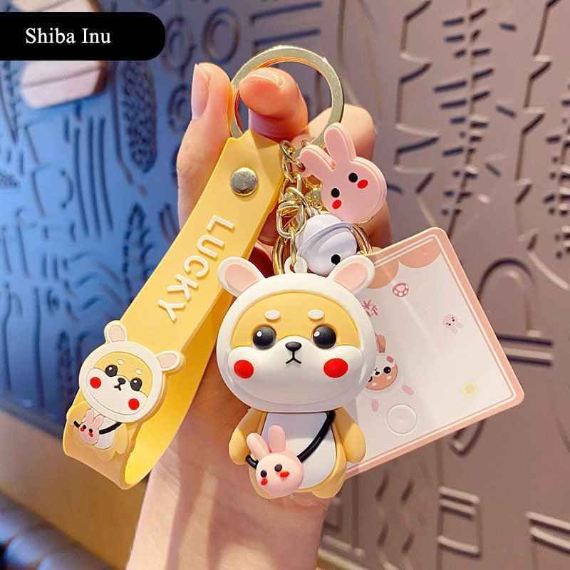 Bunny-Ear Shiba Keychain — product photo 9 of 9