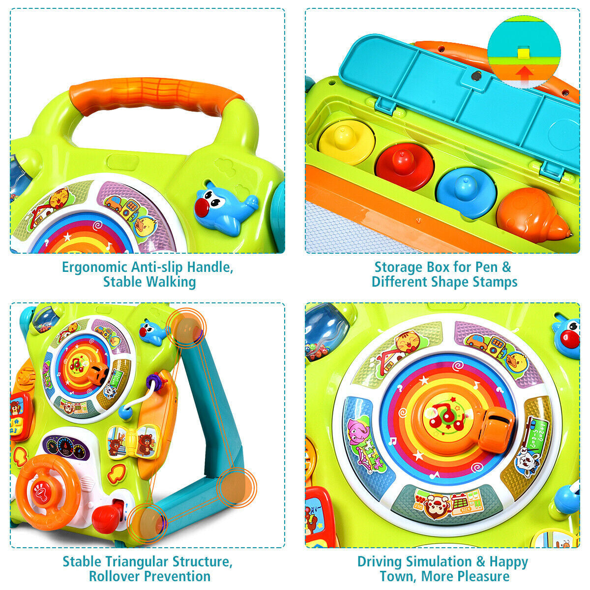 Tiny Tunes 3-in-1 Musical Learning Walker