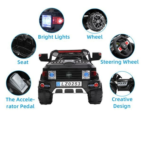 Little Patrol 12V Ride-On Police Car
