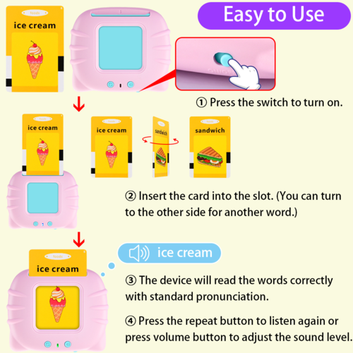 Talking Flash Cards & Word Reader