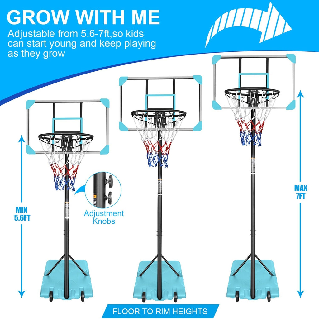 Hoop Heroes Adjustable Basketball Hoop