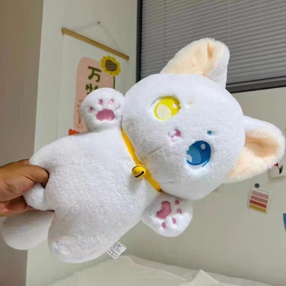 Black & White Cat Plush
