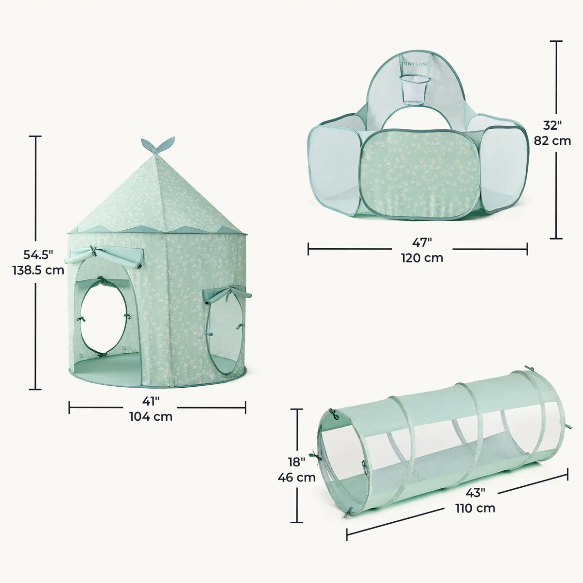 Tiny Land Compact Adventure 3-in-1 Play Tunnel (No Balls) — product image 24 of 27