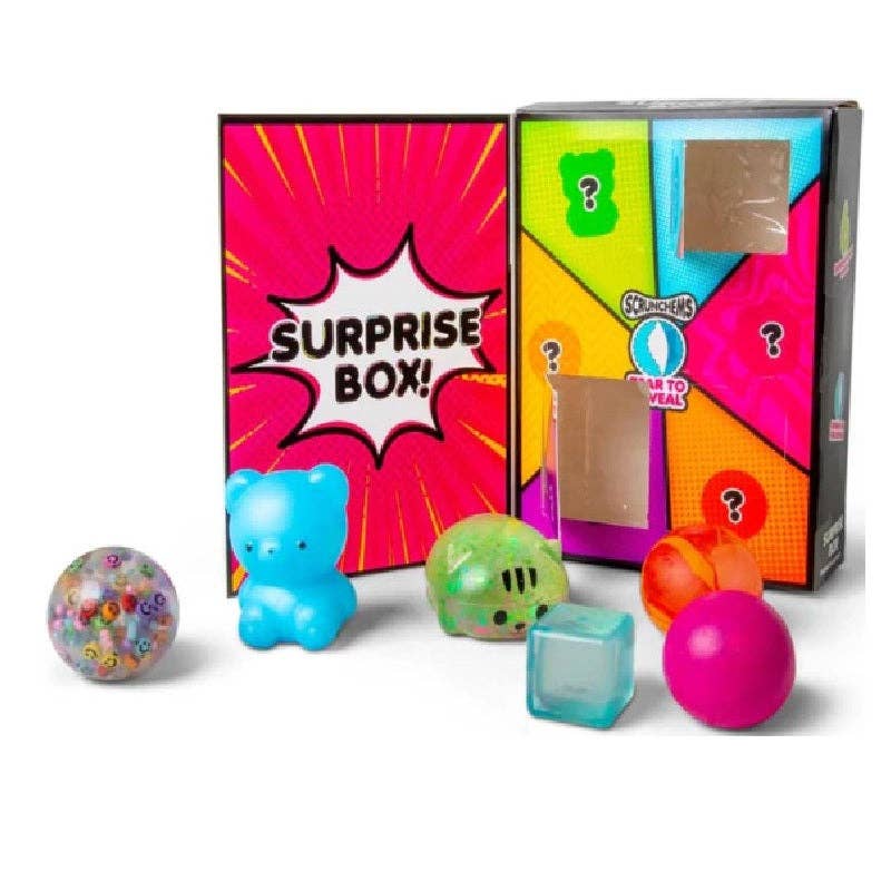 Scrunchems Surprise Box, 6 Sensory Squishy Fidget Toys