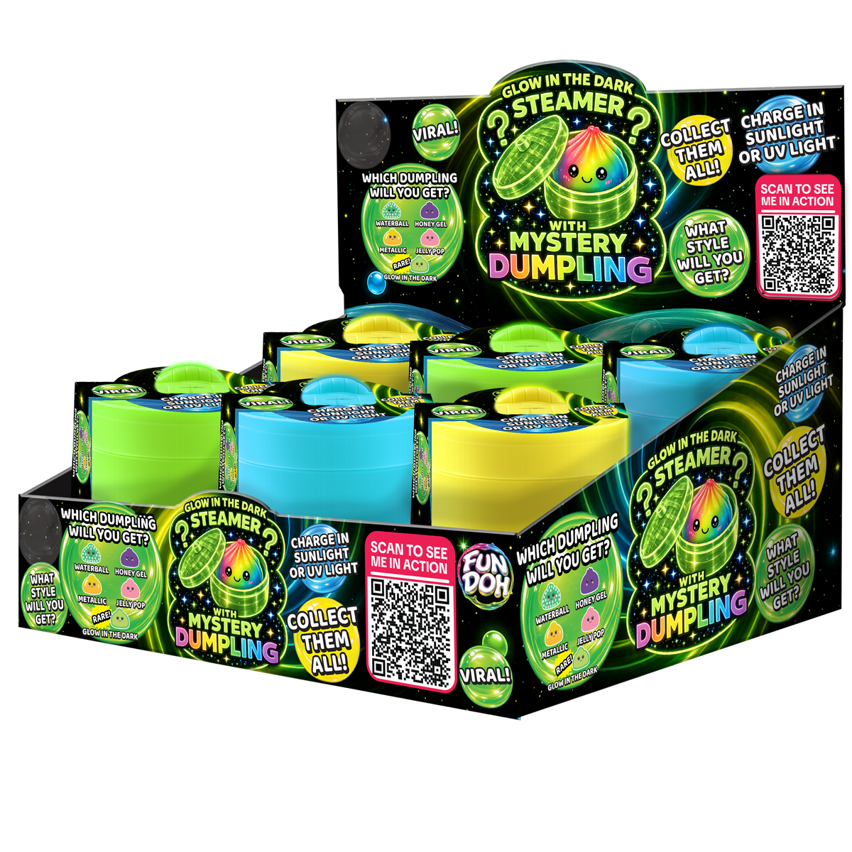 Mystery Dumpling Glow-in-the-Dark Steamer - product photo