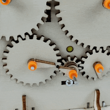 Gear Train Wooden STEM Kit by Kitsville, image 3 of 4