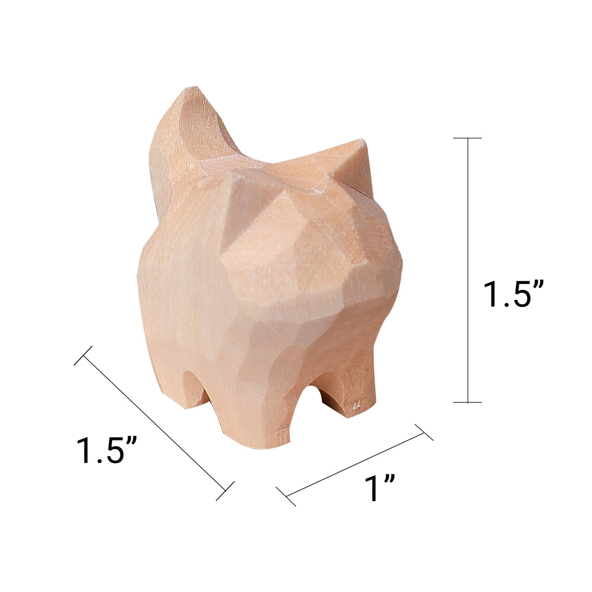 Hand-Carved Cat Painting Kit – Paint Two Cats, Create a Keychain - Pipkin & Puddle: Dreamland