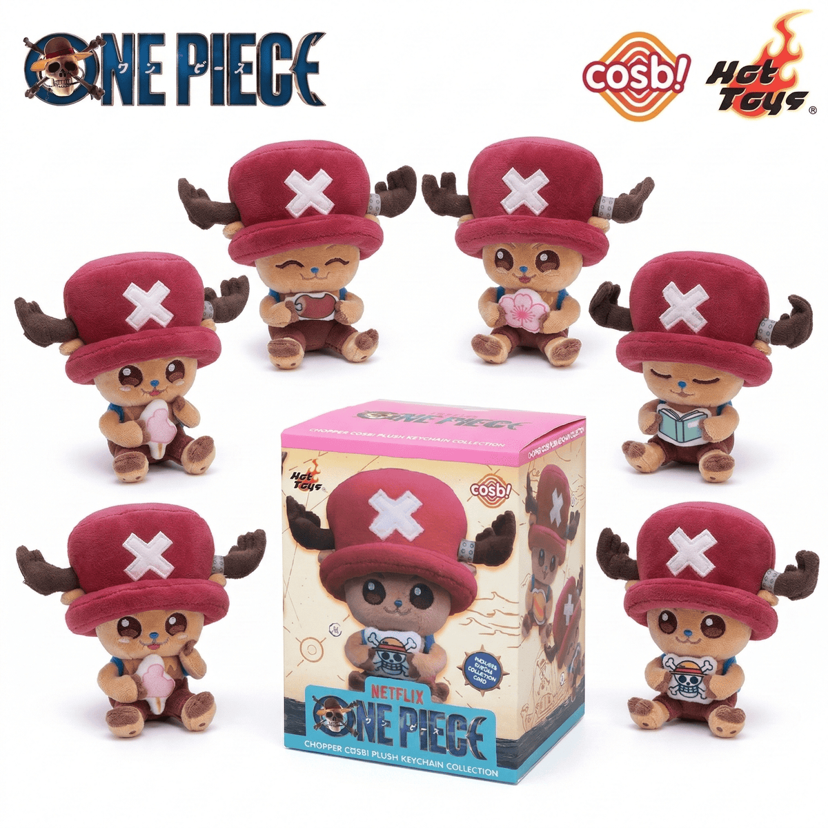 Tony Tony Chopper Cosbi Plush Keychain Blind Box