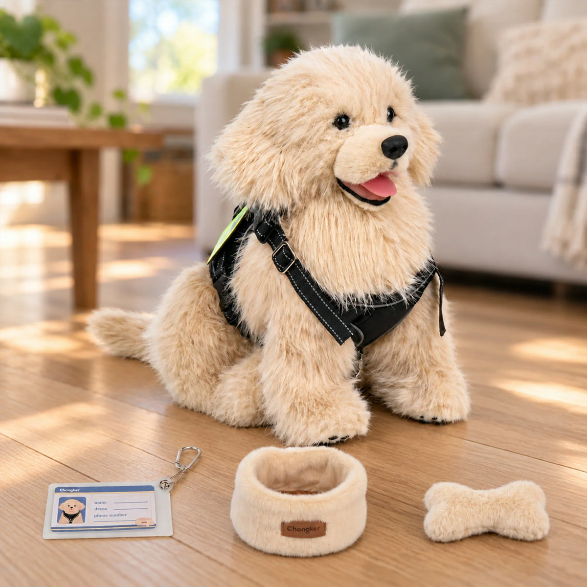 2.2lbs Golden Retriever Plush – Weighted Emotional Support Toy Gift — product photo 1 of 10