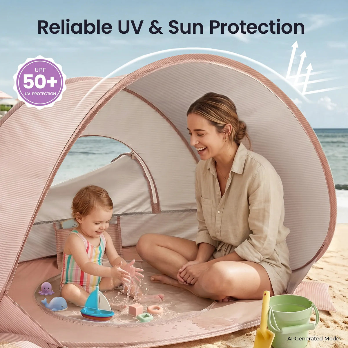 Tiny Land 3-in-1 Baby Beach Tent — product image 15 of 27