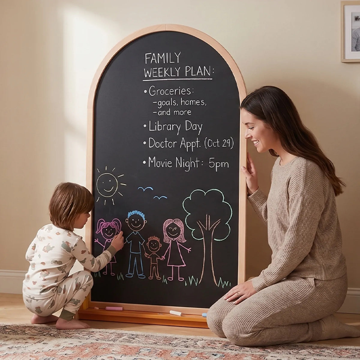 Tiny Land Double-Sided Arched Magnet Chalkboard — product image 12 of 14
