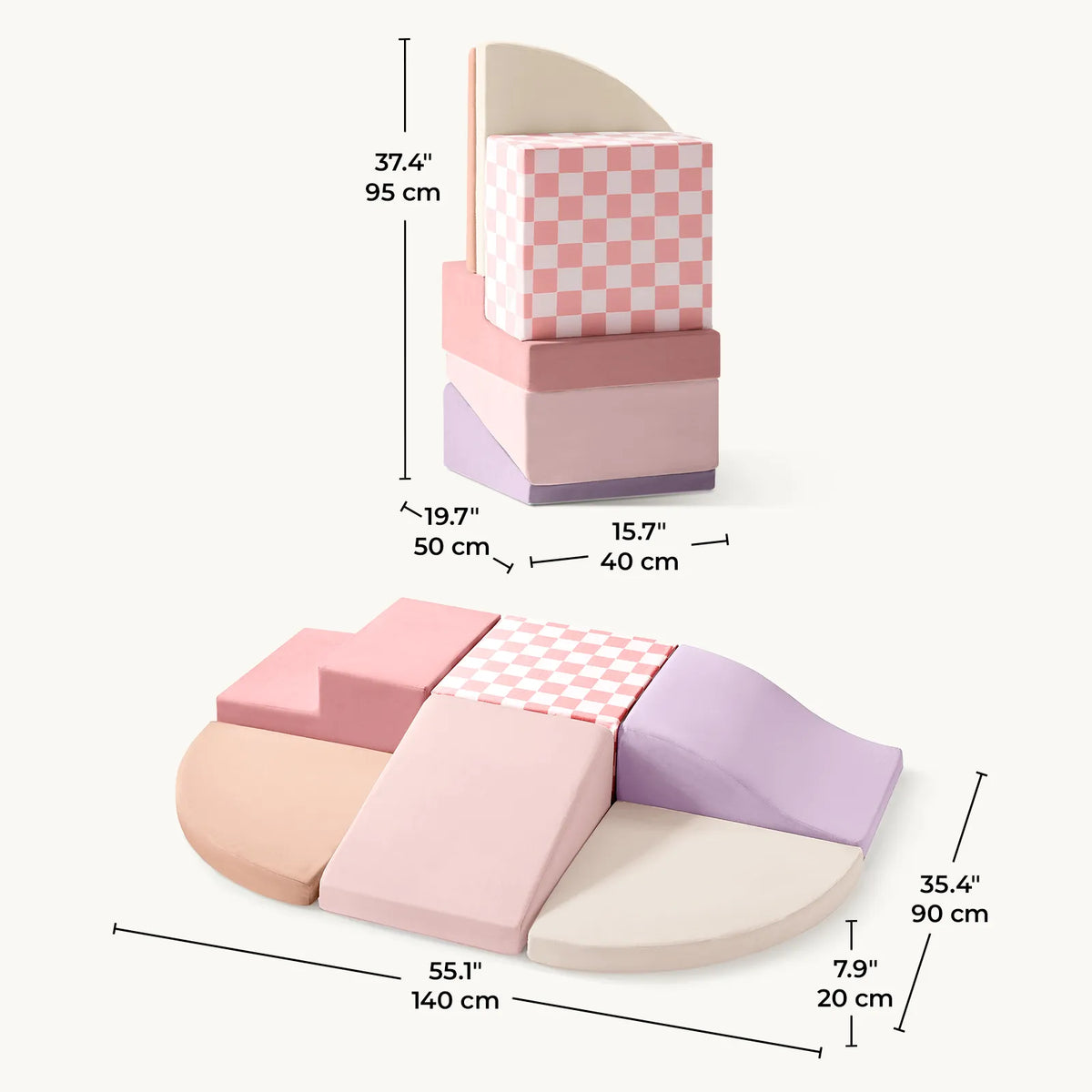 Tiny Land PlayNest Climbing Blocks - Violet — product image 10 of 12