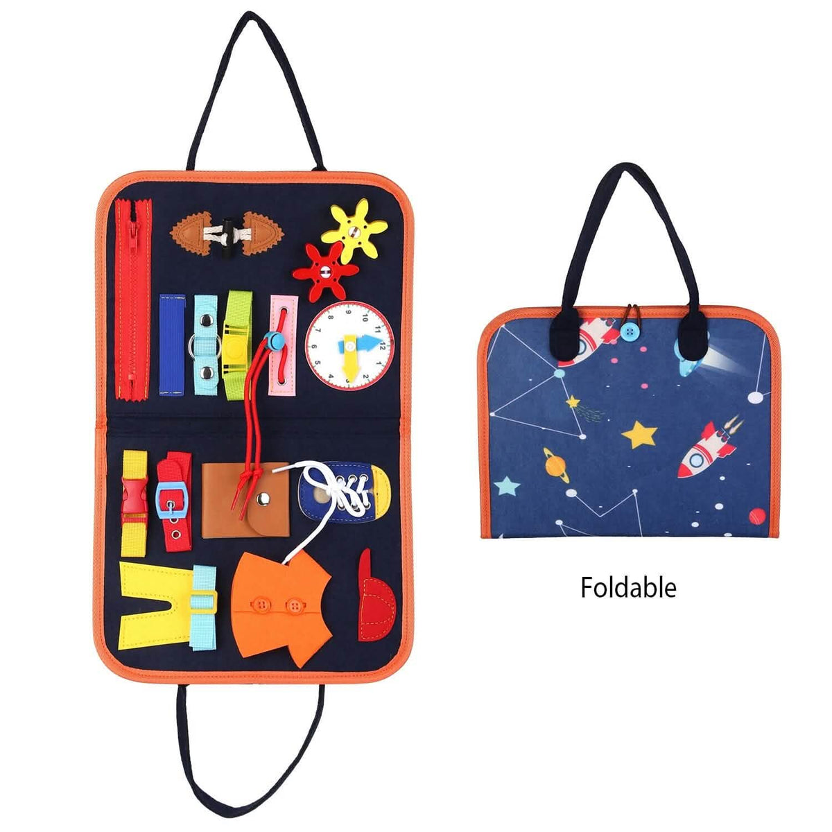 Busy Board Sensory Activity Board for Toddlers