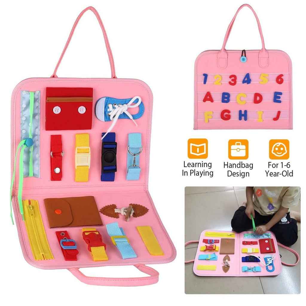 Busy Board Sensory Activity Board for Toddlers