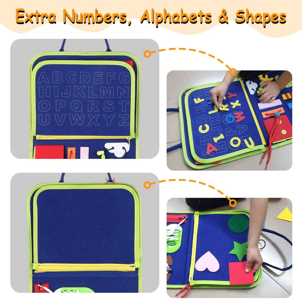 Busy Board Sensory Activity Board for Toddlers
