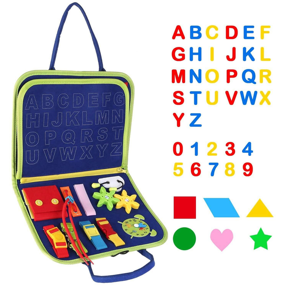 Busy Board Sensory Activity Board for Toddlers