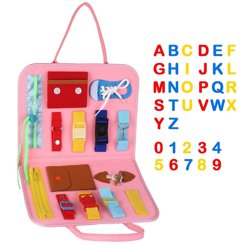 Busy Board Sensory Activity Board for Toddlers