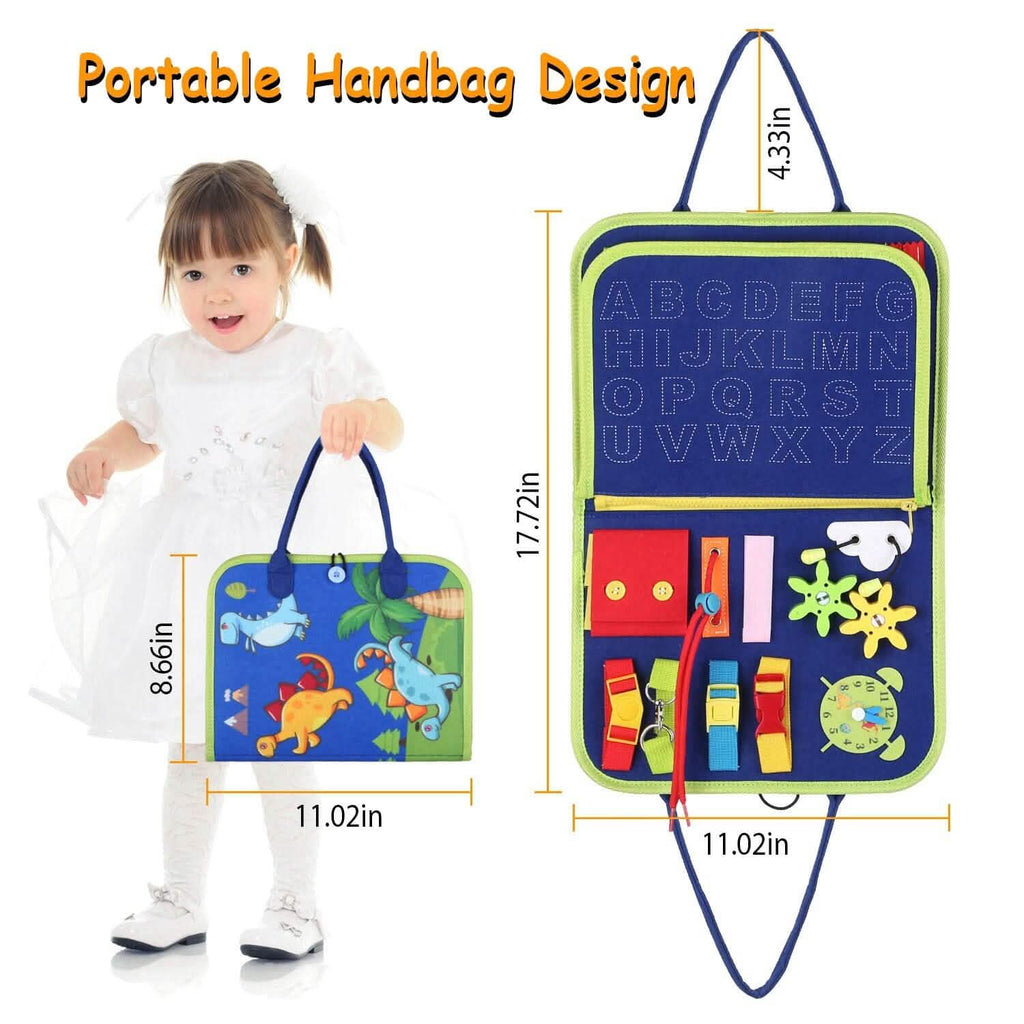 Busy Board Sensory Activity Board for Toddlers
