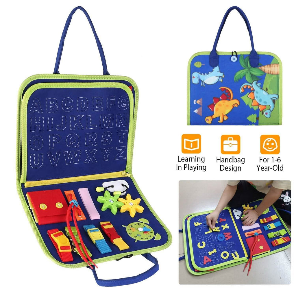 Busy Board Sensory Activity Board for Toddlers