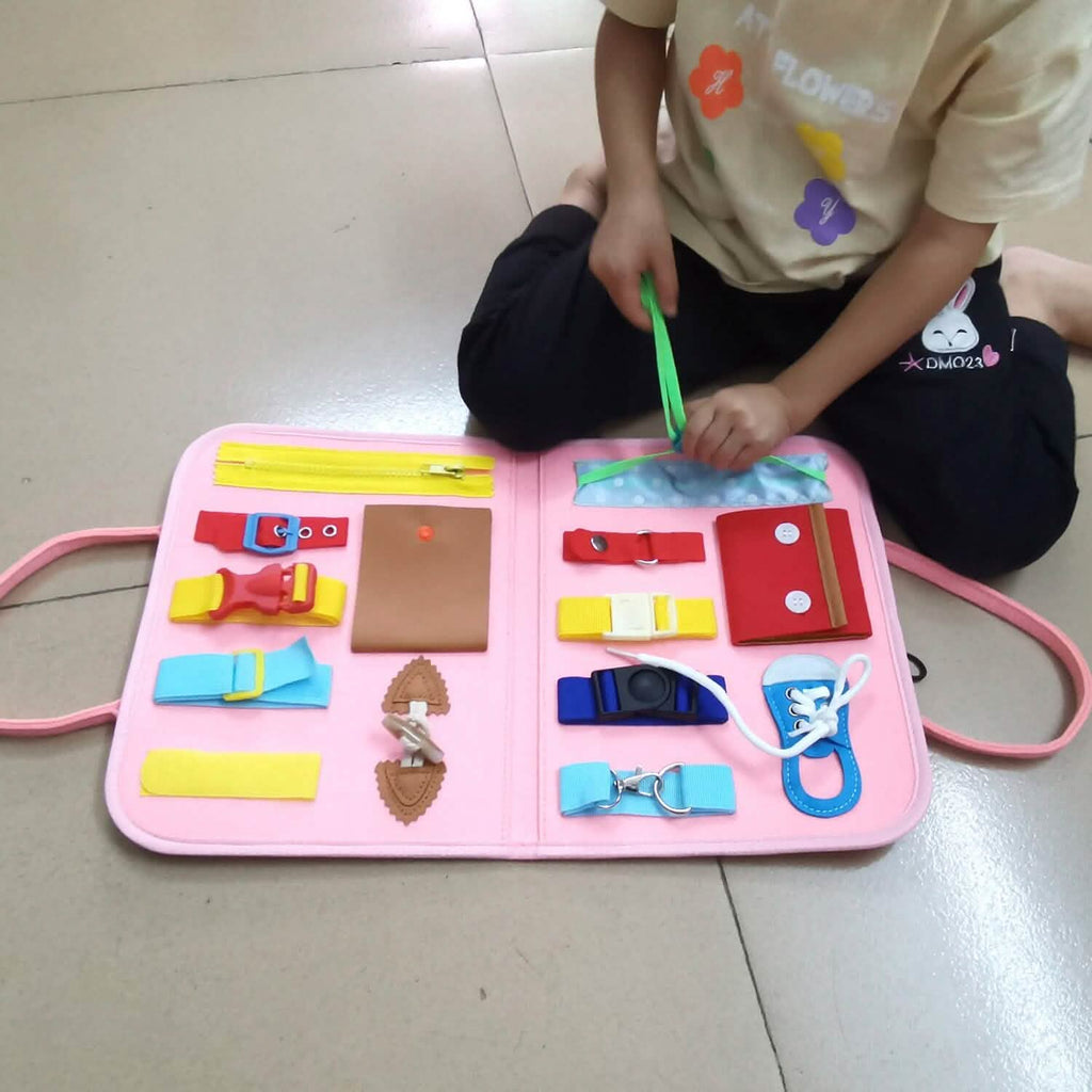 Busy Board Sensory Activity Board for Toddlers