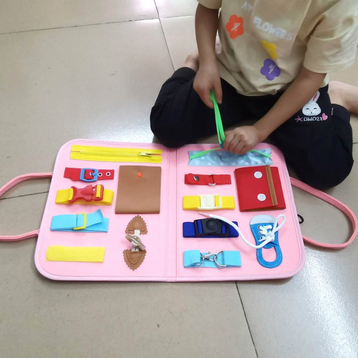 Busy Board Sensory Activity Board for Toddlers