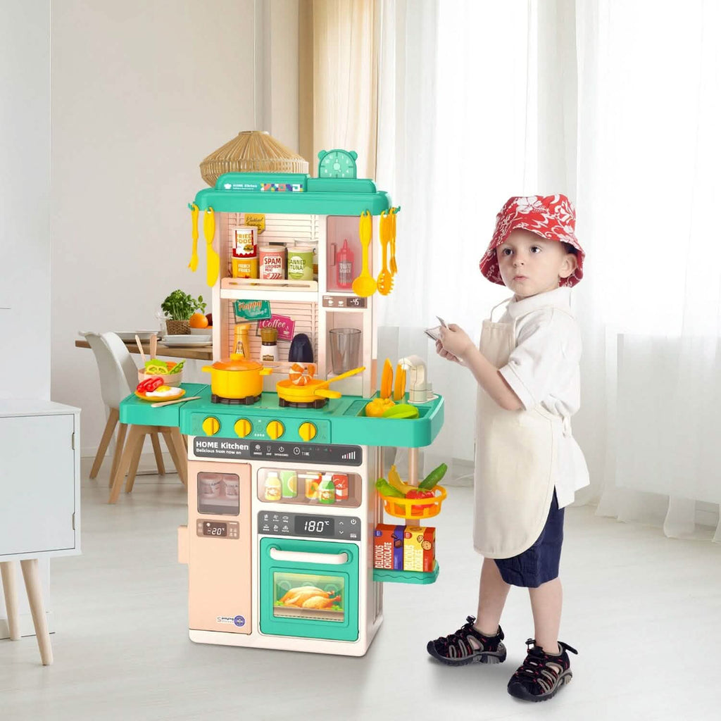 Pretend Play Kitchen Set with Cooking Accessories