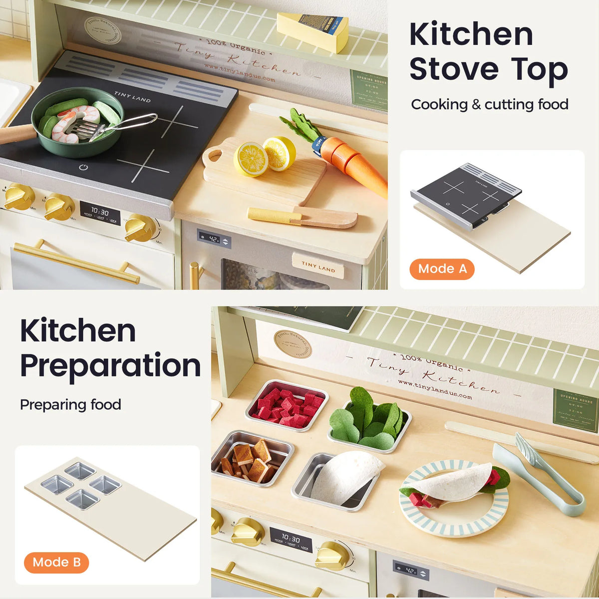 Tiny Land BistroSwitch Play Kitchen — product image 3 of 25