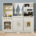 Tiny Land Play Kitchen with Running Water - Iconic Aqua Kitchen in Cream — product image 1 of 12